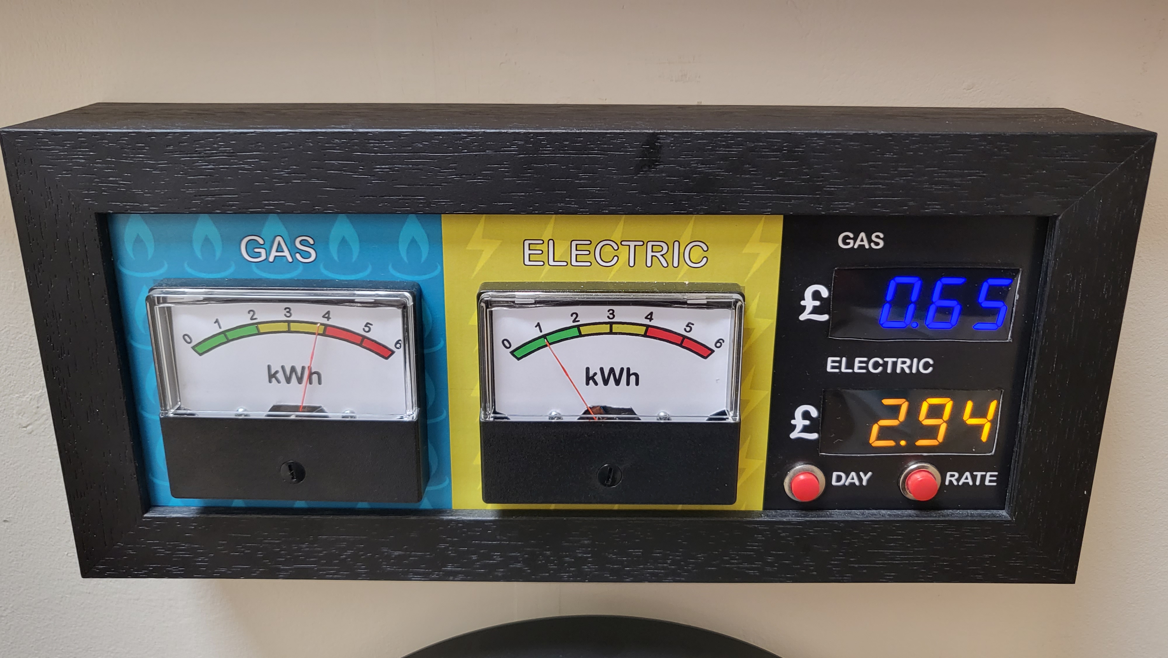 OctoClock and old-school energy meter
